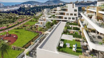 Serpentine, Appartements avec vue sur la mer à Finestrat in España Casas